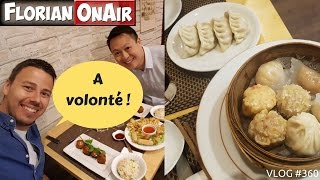 RAVIOLIS CHINOIS à VOLONTE avec LANG  VLOG 360 [upl. by Tnarg699]