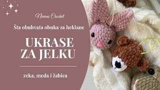 Šta sadrži obuka za heklanje plišanih ukrasa za jelku [upl. by Rosenkrantz440]