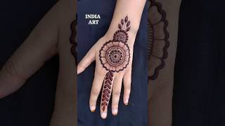 gol tikki mehndi designmandala mehndi designsgirlish mehndi designs youtubeshorts viral [upl. by Arianie776]