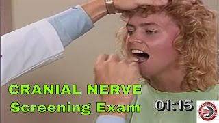 Cranial Nerve Examination  Total Time 75 seconds [upl. by Ahtibbat]