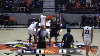 Boys Varsity Basketball  Summit Academy vs Wasatch Academy [upl. by Emlin]