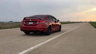 9th Gen Civic Si 2Step Launch with Invidia Exhaust [upl. by Onitnatsnoc]