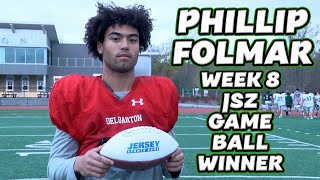 Delbartons Phillip Folmar Wins JSZ Week 8 Game Ball [upl. by Corley]