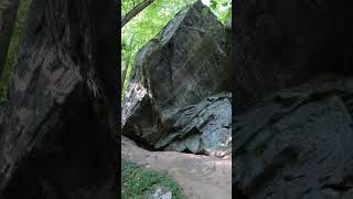 HUGE 🪨 ROCK FORMATION On The Chattahoochee River hiking chattahoochee river rock formation [upl. by Rashida97]