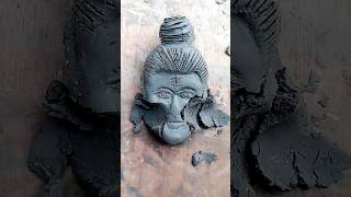 🙏 bholenath idol makinghar har Mahadev idol caly makingsSankar ji idol makings shorts viralvideo [upl. by Hurty]