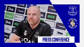 EVERTON V LUTON TOWN  Sean Dyches press conference  Premier League GW 7 [upl. by Tneciv501]