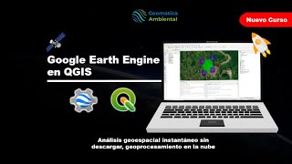 Google Earth Engine en QGIS  Seleccionar imagen EarthExplorer GEE  Geomatica [upl. by Anayia]