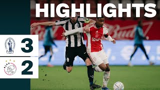 Highlights USV Hercules  Ajax  KNVB Beker [upl. by Noteek]