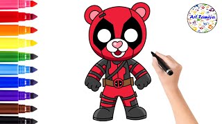 How To Draw Cuddlepool Skin  Fortnite  Drawing Easy Step by Step  Art Famiya [upl. by Eikcir]