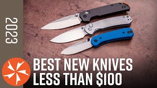 The Best New Knives of 2023 Under 100 So Far  KnifeCenter [upl. by Ayortal]