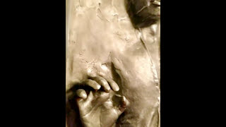 LifeSize Han Solo in Carbonite by Sideshow Collectibes [upl. by Yrem]