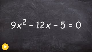 Learn the ac method for factoring and solving a quadratic equation [upl. by Ayekehs]