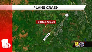 Breaking Singleengine plane crashes in Fallston [upl. by Claus148]