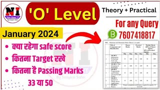 O Level Passing Marks 2024  O Level Passing Criteria  O level Exam Pattern 2024  O Level Grades [upl. by Esineg]