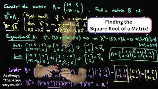 Square Roots of Matrices with Nonnegative Eigenvalues [upl. by Fulvi530]