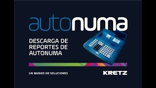 Funciones Numa NG  Descarga de reportes de Autonuma [upl. by Hulbard]