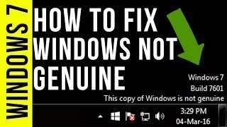 How to Fix Windows is Not Genuine  Remove Build 76017600  100 Working Windows 7810  2023 [upl. by Nwahs]