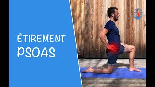 Étirement du Muscle Psoas conseillé par lostéopathe [upl. by Marika]