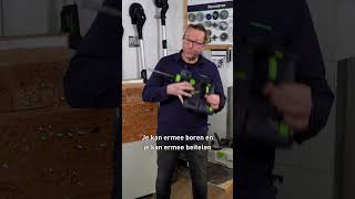 Nieuw De eerste accucombihamer van Festool de KHC 18 Krachtig en veelzijdig  Festool NL [upl. by Drarej]