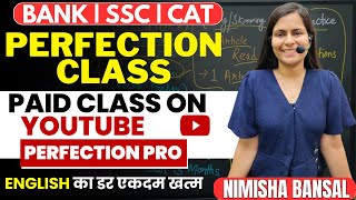 Perfection Class  11th Dec  ENGLISH बनेगा आपका सबसे Scoring Subject  SBI CLERK  Nimisha Bansal [upl. by Leahcin]