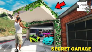 GTA 5  Franklin Unlocking The Most Secret Garage In His House GTA 5 [upl. by Darrej864]