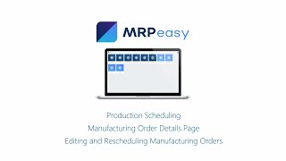 MRPeasy Demo  Production Planning and Scheduling [upl. by Inafit668]