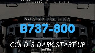 XPlane 10 Mobile Boeing 737 800 Cold amp Dark Start Up Tutorial [upl. by Eirol]