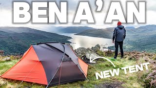 SCOTLANDS MINIATURE MOUNTAIN  TROSSACHS  BEN A’AN  WILD CAMPING [upl. by Belayneh]