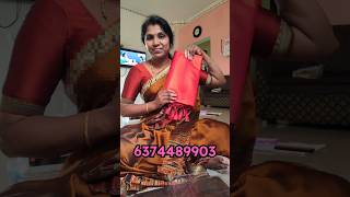 Minivlog 237 💁Kubera pattu softy silk saree  New collection update shots shortsfeed home [upl. by Lyrradal]