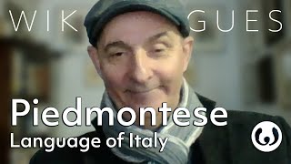 Italys Piedmontese language casually spoken  Giorgio speaking Piedmontese  Wikitongues [upl. by Onidranreb]