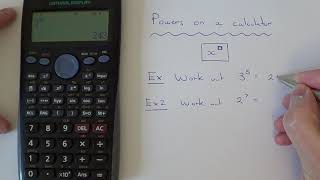 The Power Key On A Casio Scientific Calculator [upl. by Simmons]