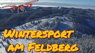 Skigebiet Feldberg im Schwarzwald mit Luftaufnahmen [upl. by Oniratac437]