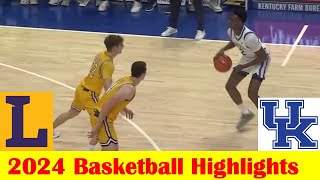 Lipscomb vs 9 Kentucky Basketball Game Highlights 11 19 2024 [upl. by Harehs946]