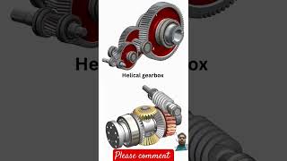 Helical gearbox automobile mechanical fusion360 mechanic solidworks cad machine engineering [upl. by Anayhd]