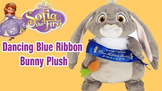 Sofia the First Dancing Clover Musical Blue Ribbon Plush Bunny Song Toy [upl. by Filmore]