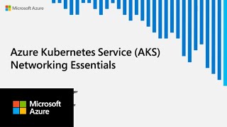 Azure Kubernetes Service AKS Networking Essentials [upl. by Kumler610]