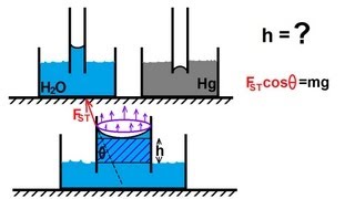 Physics 331 Surface Tension 5 of 12 What Causes Capillary Action [upl. by Ahsratal]