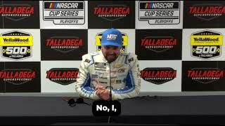 Ricky Stenhouse Jr Laughs at Kyle Busch question [upl. by Berne970]