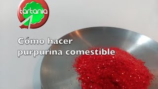 Cómo hacer purpurina comestible [upl. by Cicily599]