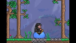 2020 invincibility glitch Terraria slimy saddle glitch [upl. by Ellitnahc]