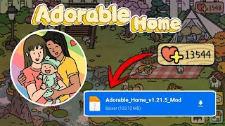 Nova versão do Adorable Home Dinheiro Infinito Mod APK v1255 ATUALIZADO [upl. by Anelet]