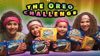 The Oreo Challenge Haschak Sisters [upl. by Gillespie822]