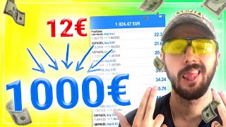 Je transforme 12€ en 1000€ sur le Forex je vous explique tout [upl. by Segroeg]