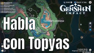 Habla con Topyas  Fontaine  Genshin Impact [upl. by Epolulot]