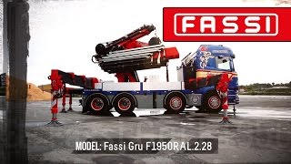 Fassi F1950RAL hydraulic crane [upl. by Dever296]