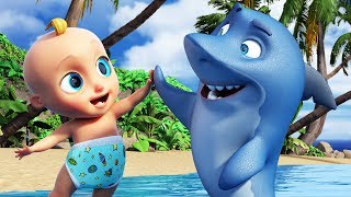 Tubarão Bebê Baby Shark  Músicas Infantis  O Reino Infantil [upl. by Nwavahs]