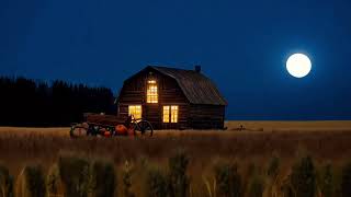 Lonely House in Field by the Light of the Moon [upl. by Candra406]