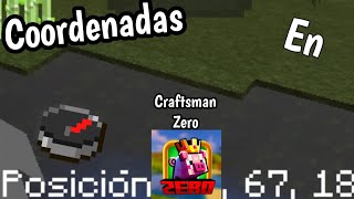 MOD Como tener Coordenadas en Craftsman Zero  CMZ vicmaster [upl. by Anilesor790]