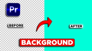 How to Easily Change the BACKGROUND COLOR in Premiere Pro [upl. by Deragon1]