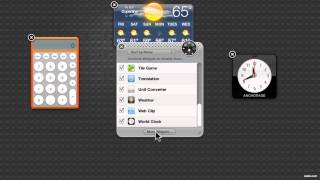 Mac Tutorial  Dashboard [upl. by Lesoj]